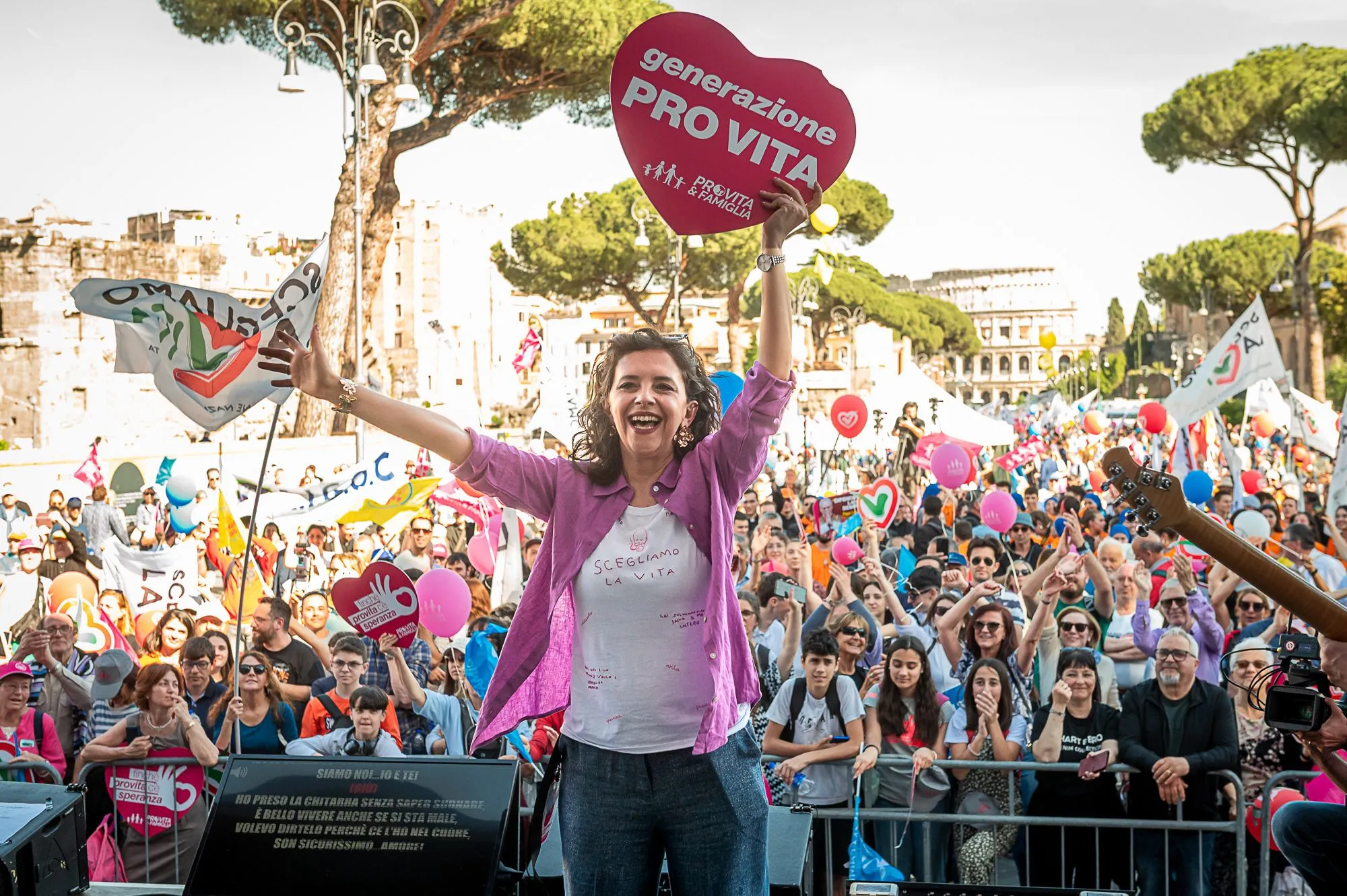 Partecipanti alla Manifestazione per la Vita